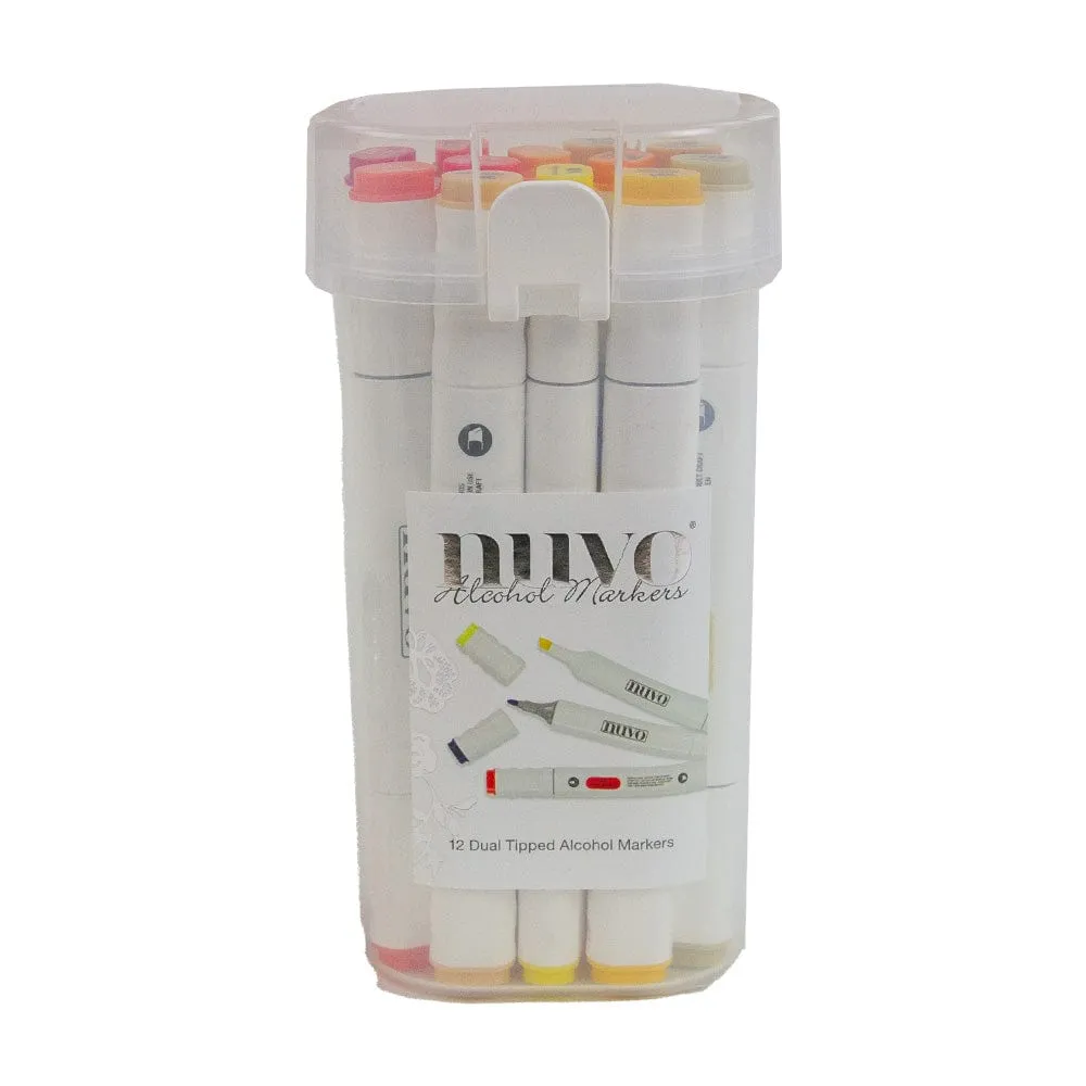 Nuvo - Marker Pen Collection - Sunset & Sands - 12 Pack - 525n