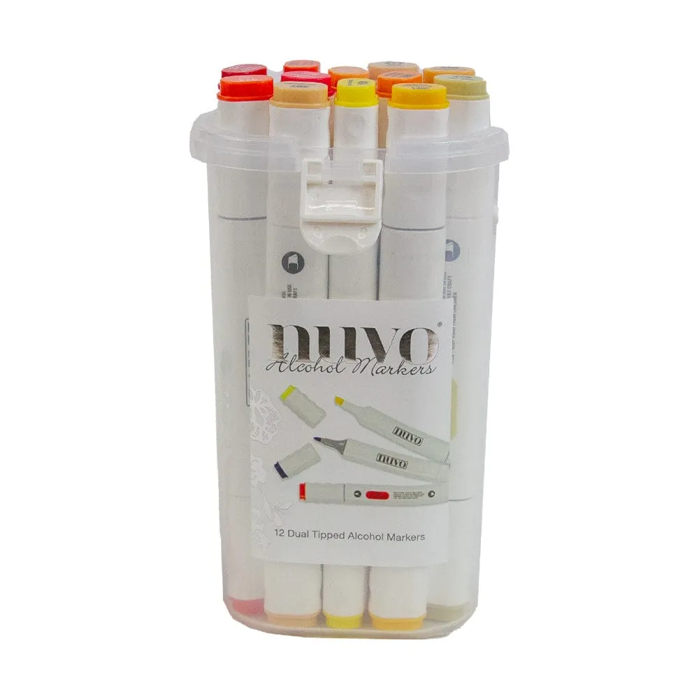Nuvo - Marker Pen Collection - Sunset & Sands - 12 Pack - 525n