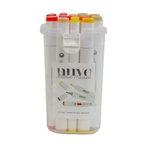 Nuvo - Marker Pen Collection - Sunset & Sands - 12 Pack - 525n