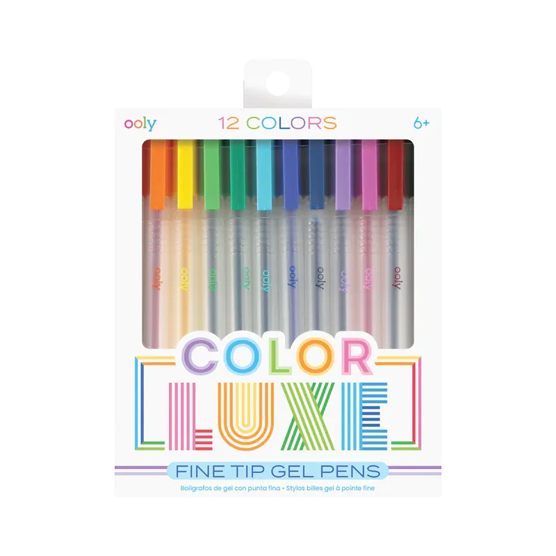 Ooly colour luxe gel pens set of 12