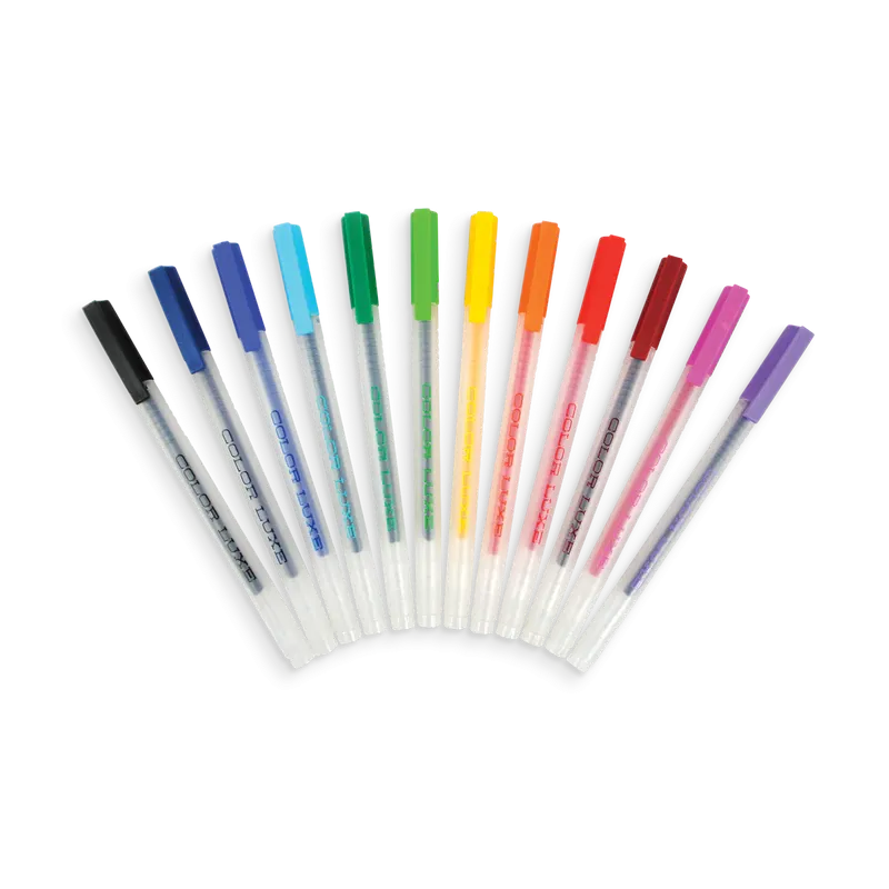 Ooly colour luxe gel pens set of 12