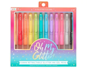 Ooly Oh My Glitter Retractable Glitter Ink Gel Pen Set