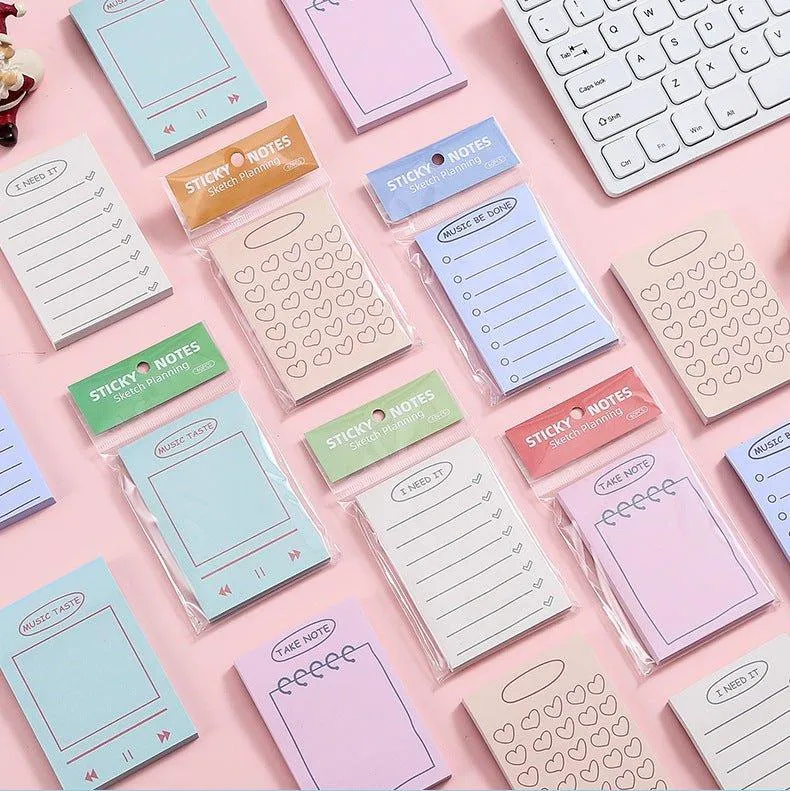 Original  notes cute note pad creative n times stickers note paper NP-000112