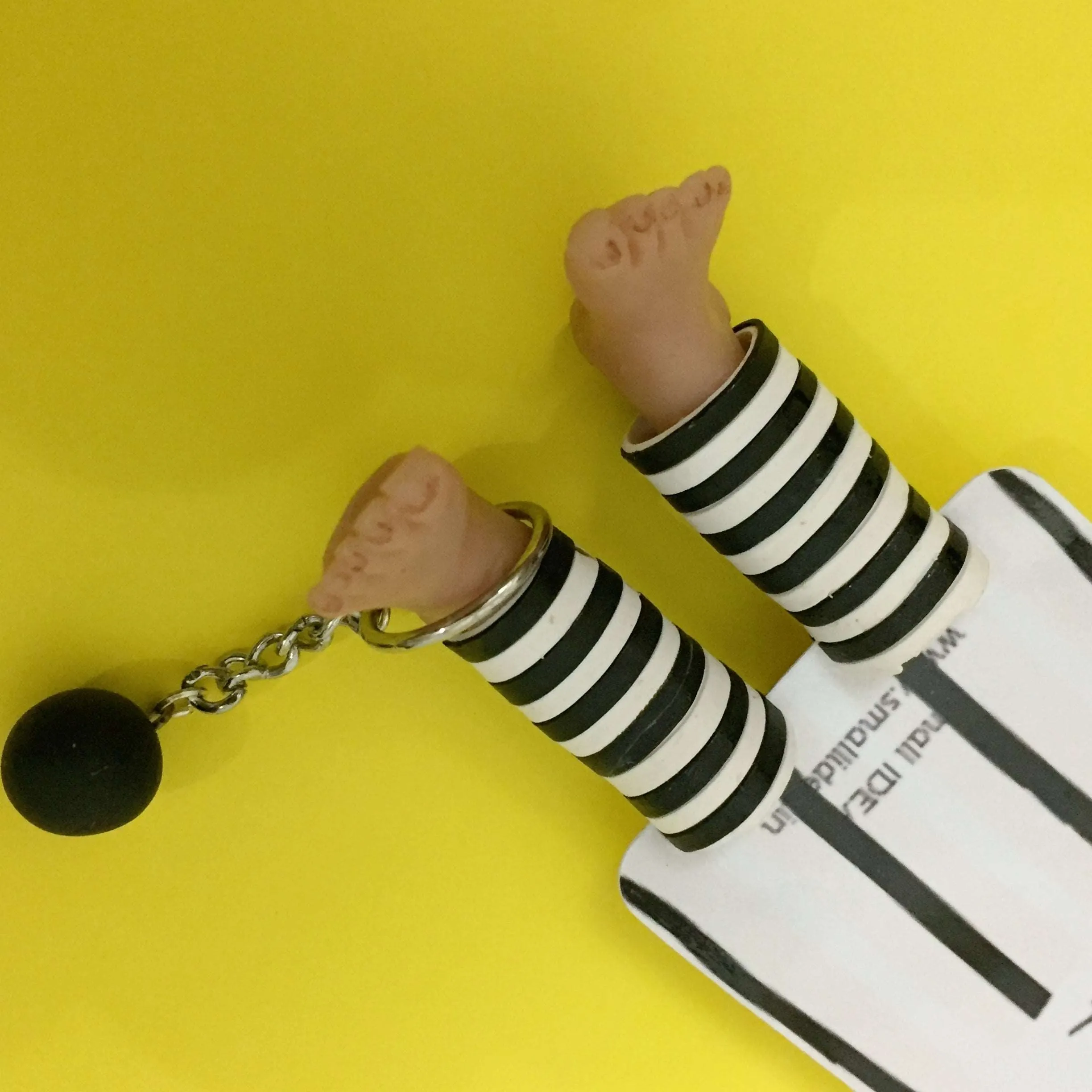 Overcome your Fear Handmade Miniature Leggy Bookmark