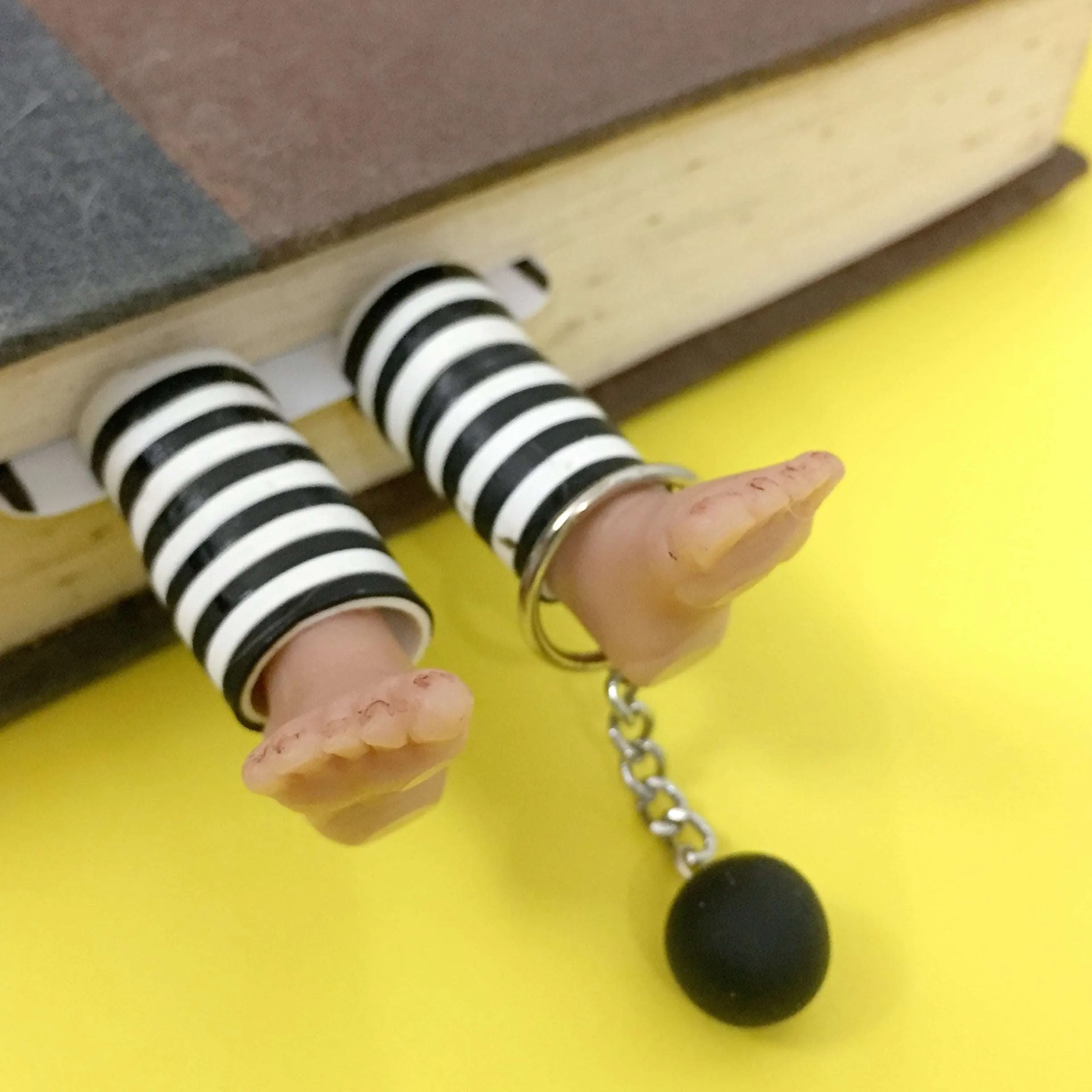 Overcome your Fear Handmade Miniature Leggy Bookmark
