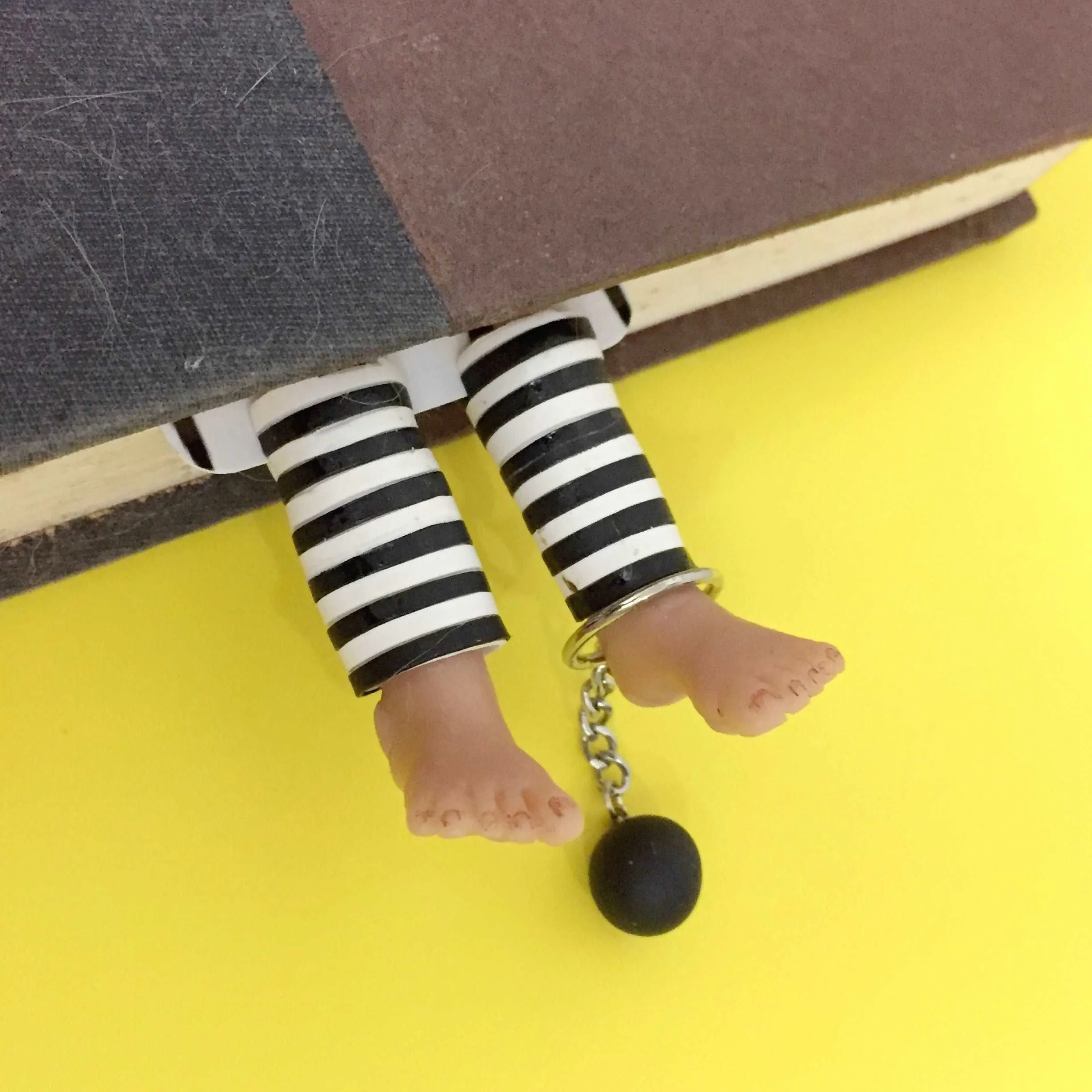 Overcome your Fear Handmade Miniature Leggy Bookmark