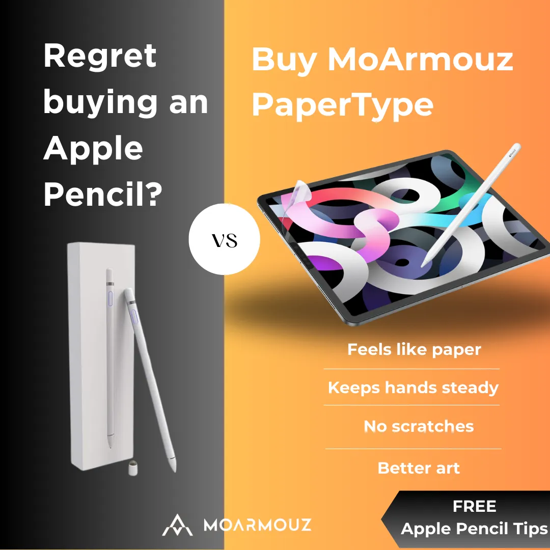 PaperType® Screen Protector - Perfect for Sketching, Writing, and Note-taking on iPads