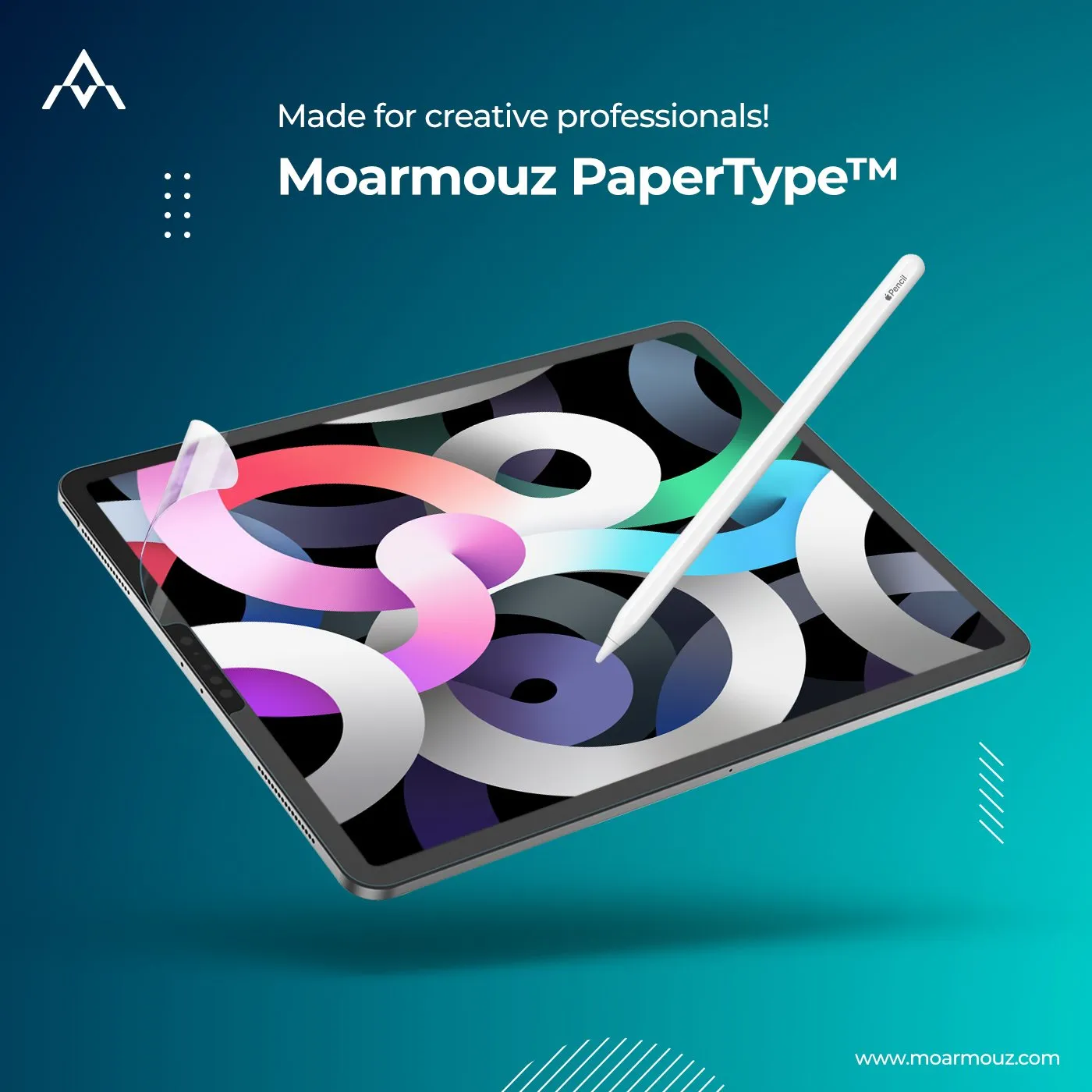 PaperType® Screen Protector - Perfect for Sketching, Writing, and Note-taking on iPads