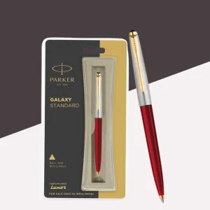 Parker Galaxy Standard Refillable Rollerball Pen – Blue (Pack of 1)