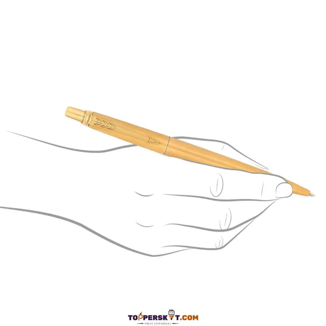 Parker Jotter London Gold Refillable Ball Pen -  Blue (Pack of 1)