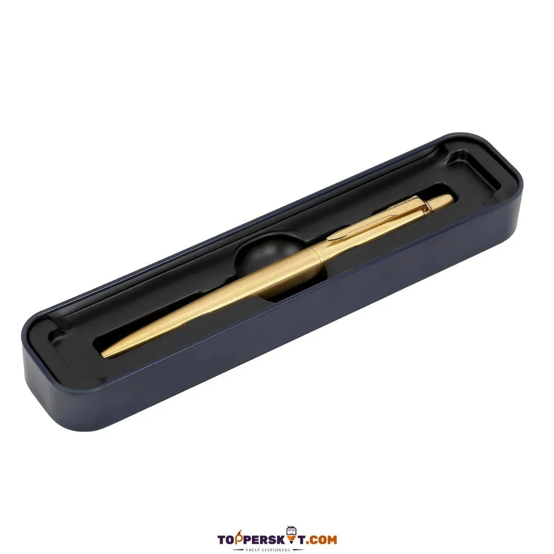 Parker Jotter London Gold Refillable Ball Pen -  Blue (Pack of 1)