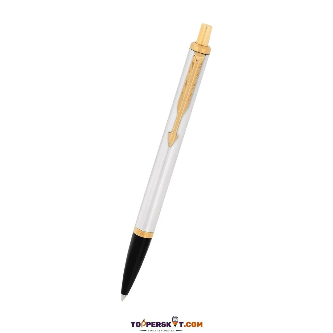 Parker Latitude Shiny Chrome Ball Pen- Blue (Pack of 1)