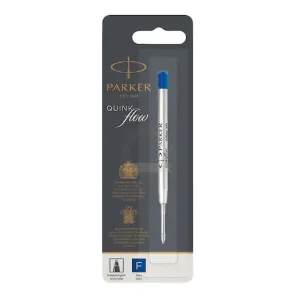 Parker QuinkFlow Ballpoint Refill, Fine Blue