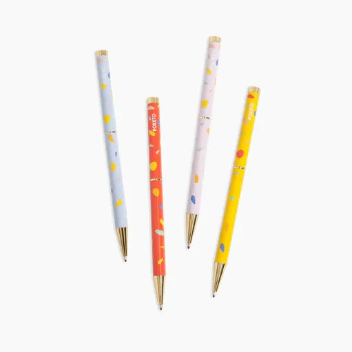 Pattern Twist Pen (Pink Chips)