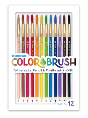 Pencil Paintbrush Watercolor