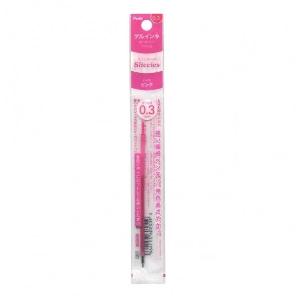 Pentel Sliccies Gel Pen Refill Colorful Refill Extra Fine Refill 0.3mm XBGRN3
