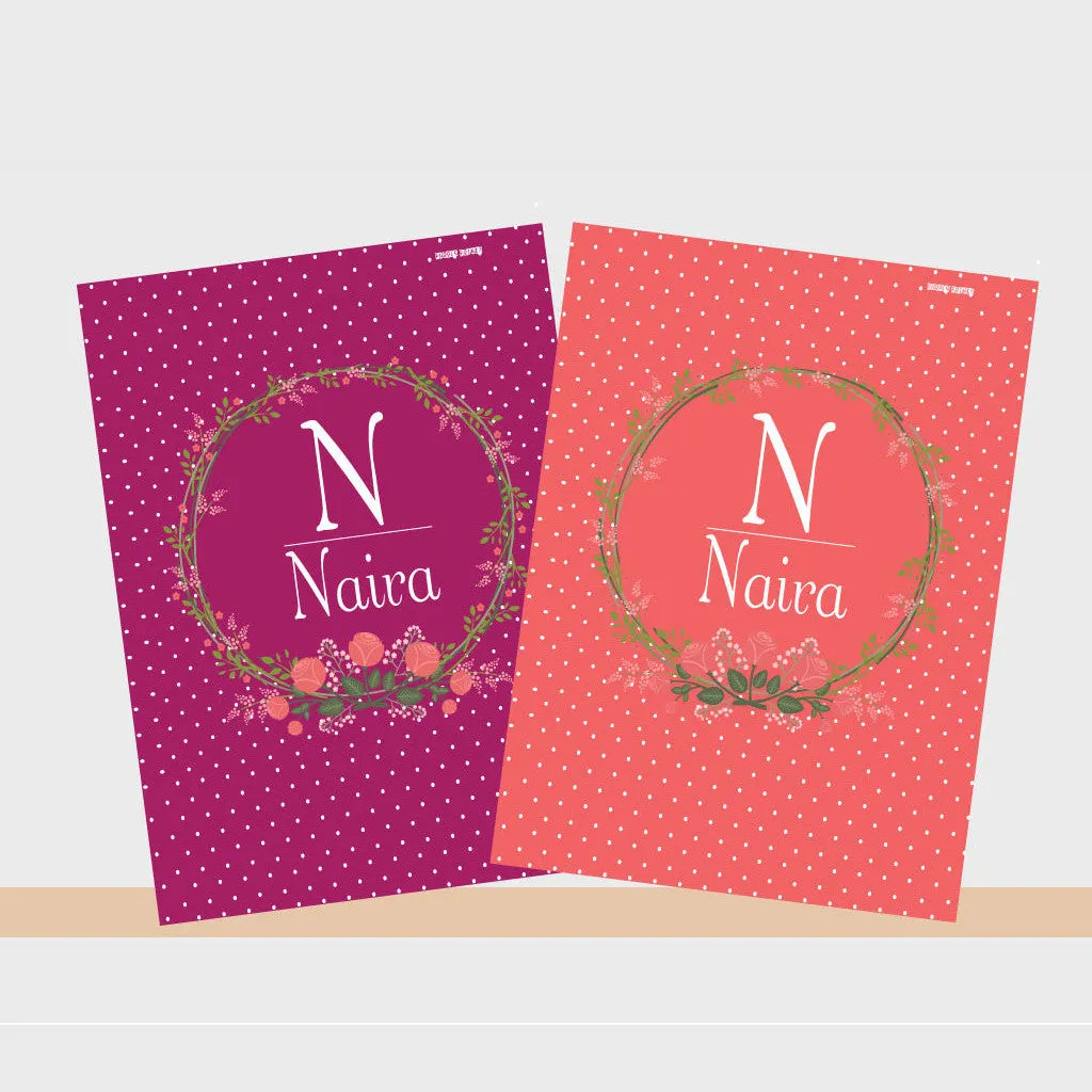 Personalised Notebooks - Elegance, Set of 2