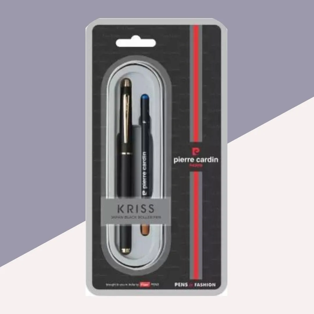 Pierre Cardin Kriss Japan Black Exclusive Roller Ball Pen ( Pack of 1 )