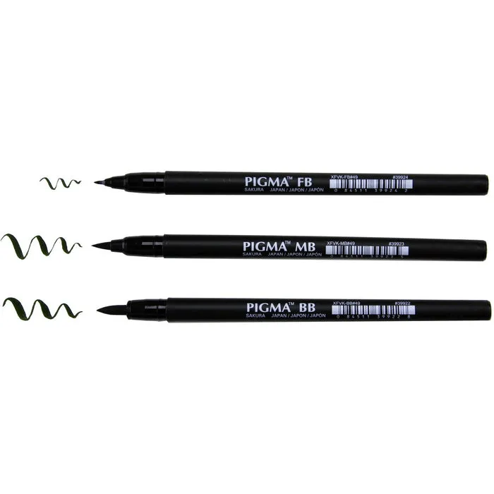 Pigma Pen - Pro Brush Pen Medium Black