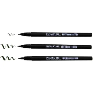 Pigma Pen - Pro Brush Pen Medium Black