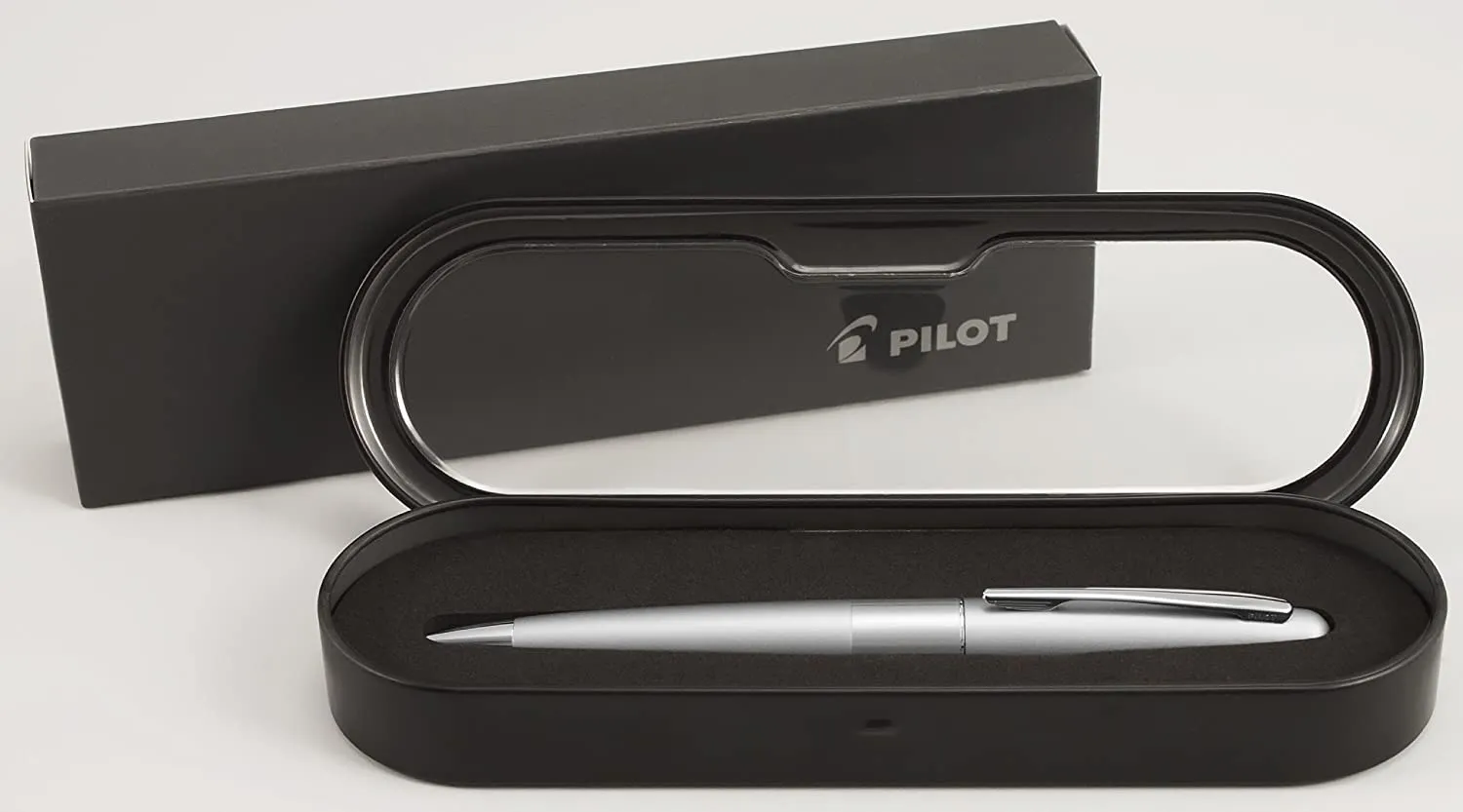 Pilot Fountain Pen Silver Barrel Medium Nib