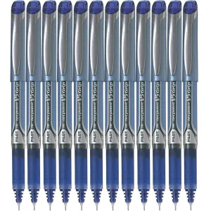 Pilot V5 Hi-Tecpoint Grip Pen Extra Fine 0.5Mm Blue Box 12