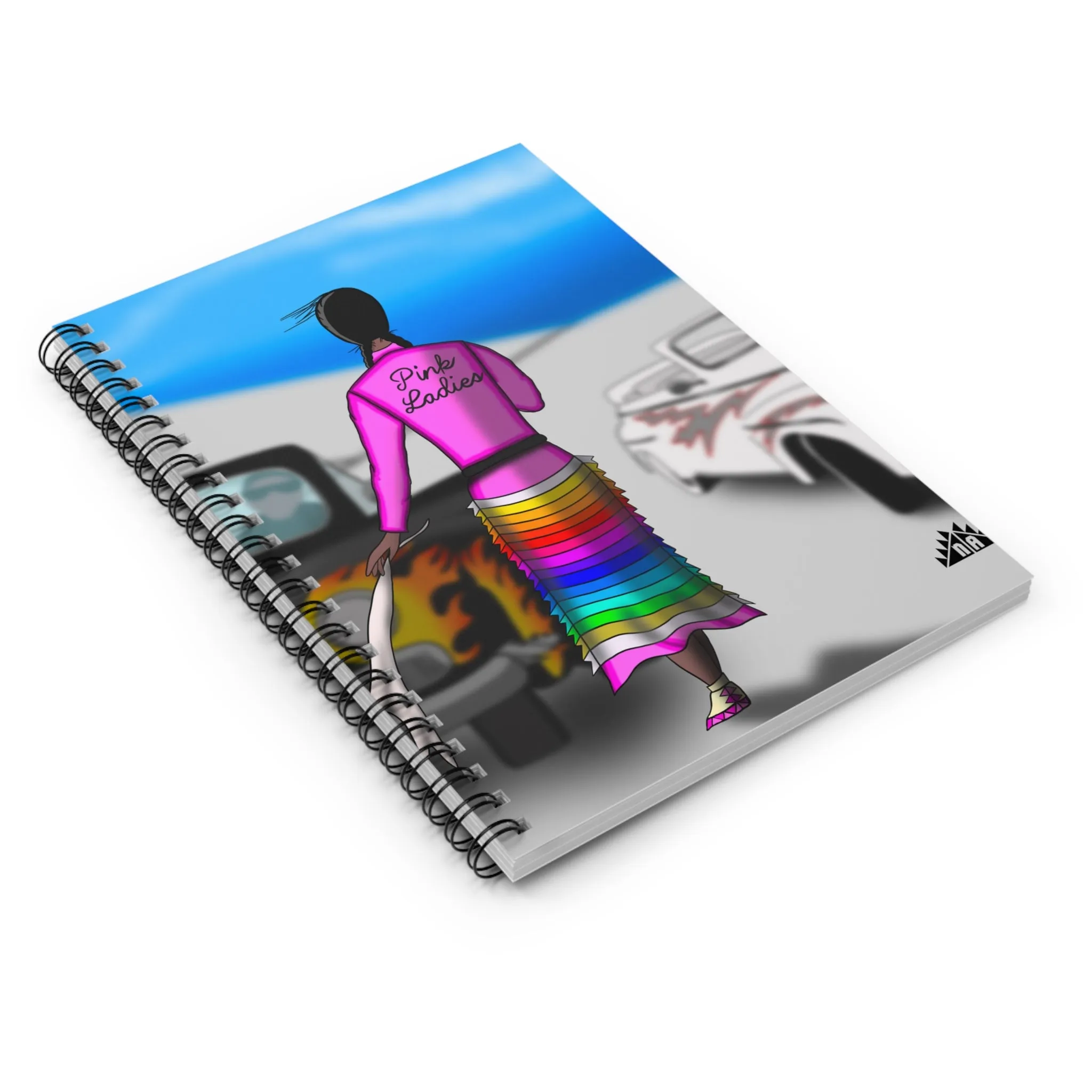 Pink Ladies Spiral Notebook - Ruled Line