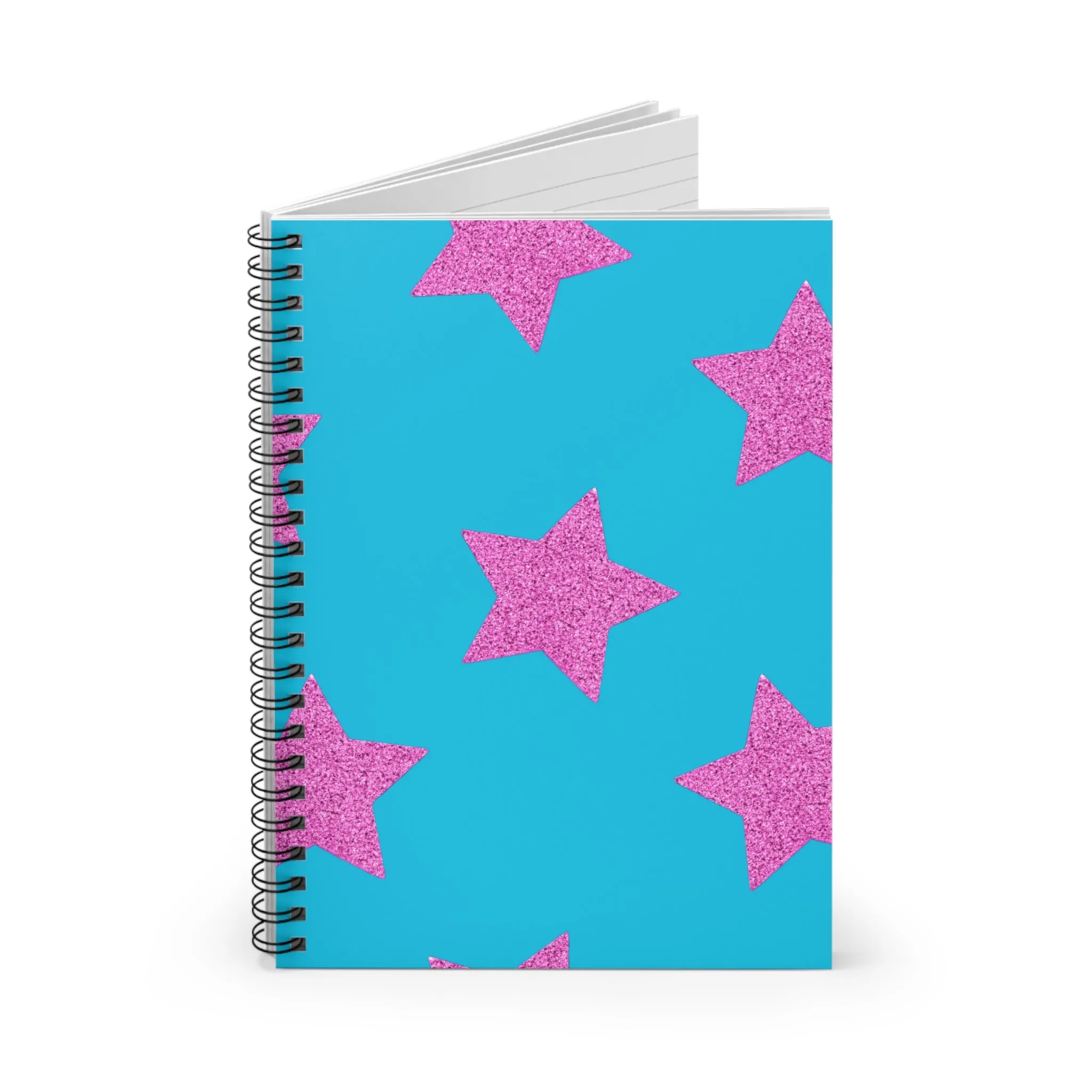 Pink Stars - Inovax Spiral Notebook (Ruled Line)