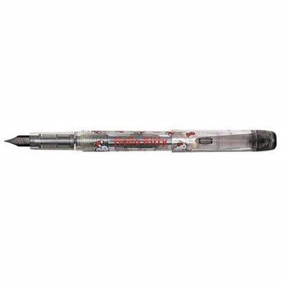 PLATINUM Platinum PPQ-450KI HELLO KITTY Preppy fountain pen 0.3F tip black red