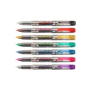 PLATINUM Platinum PPQ-450KI HELLO KITTY Preppy fountain pen 0.3F tip black red