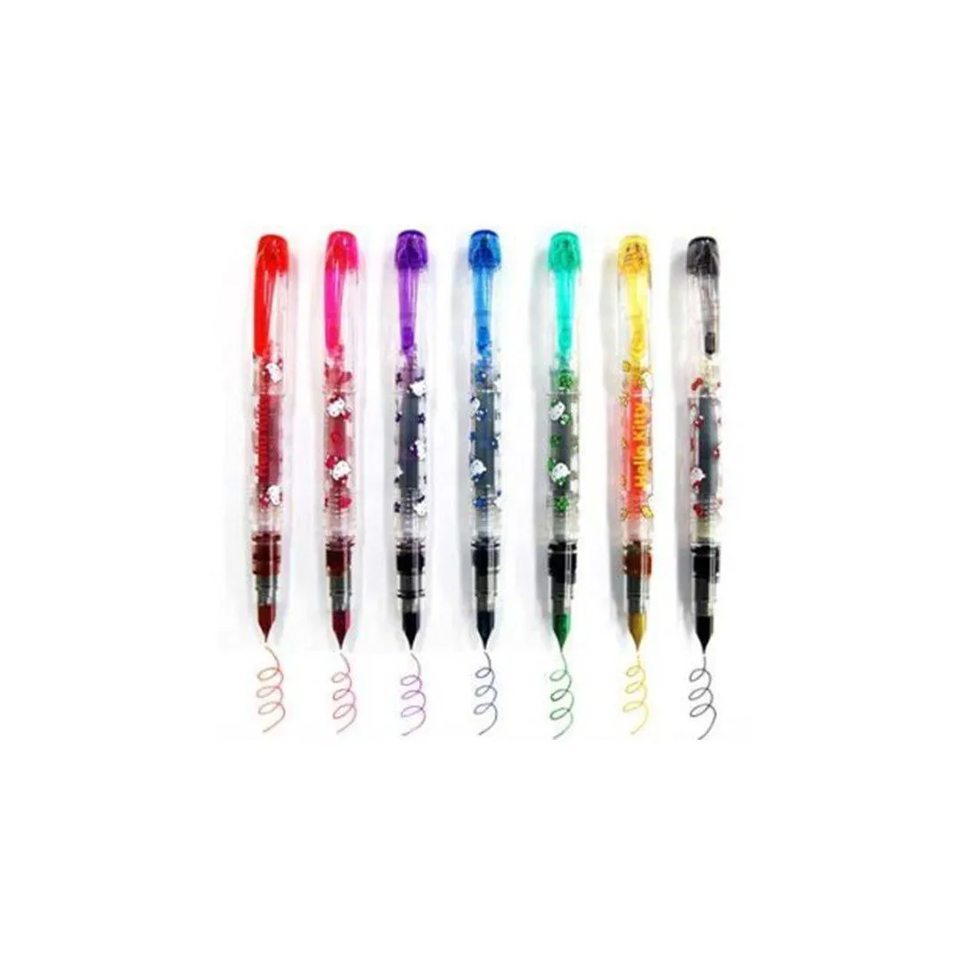 PLATINUM Platinum PPQ-450KI HELLO KITTY Preppy fountain pen 0.3F tip black red