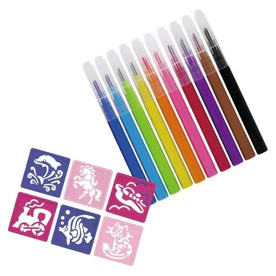 Playgo Girls Collection Air Brush Tatoo Markers Refill