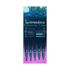 Poppy Crafts Twin Markers Set #3 - Party Brights