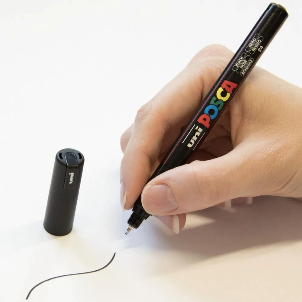 Posca 8-Colour Paint Marker Set, PC-1MR Ultra-Fine