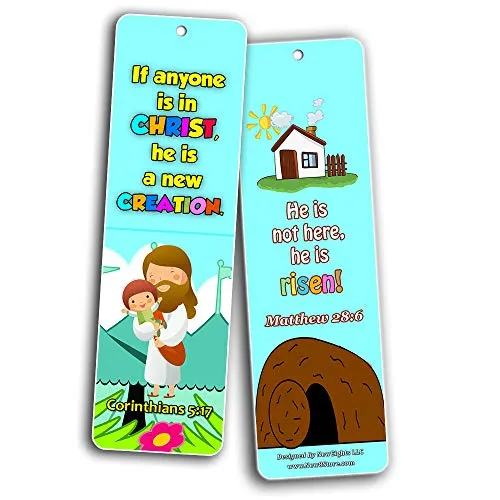 Powerful God Memory Verse Bookmarks (30-Pack) - Handy Memory Verses for Kids Perfect for Children?s Ministries and Sunday Schools