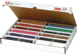 Prang Colored Pencils Masterpack, 288 pencils