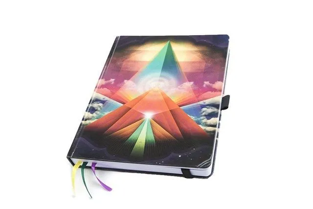 Prism Planner - Hardcover Daily Planner, Notebook, Undated, Meal Planner and Adult Coloring Book