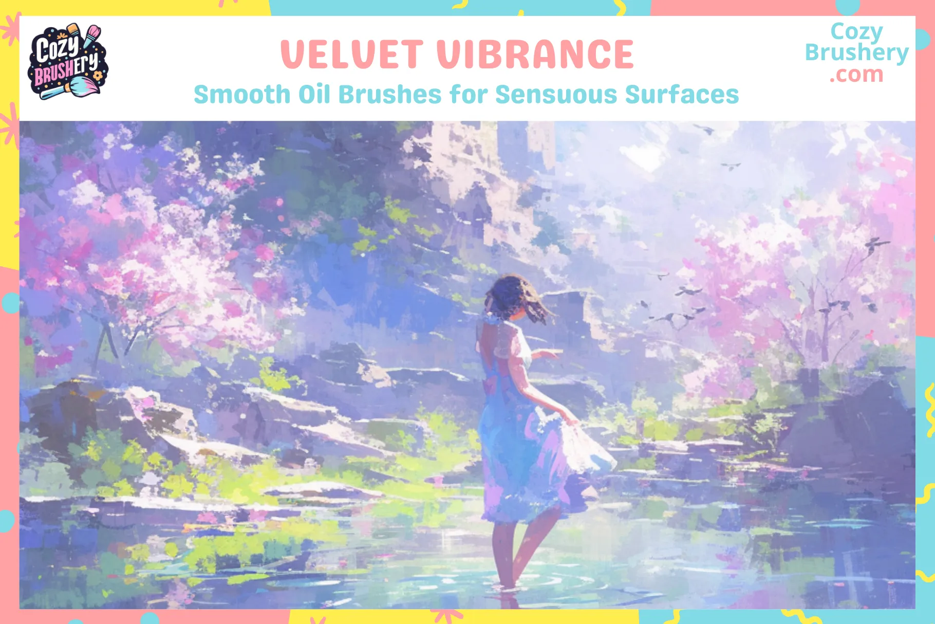 Procreate Brushes: Impasto Dream, 130  Impasto Oil Brushes for Textured Paintings, Thick Layers, Realistic Oil Paint Effects
