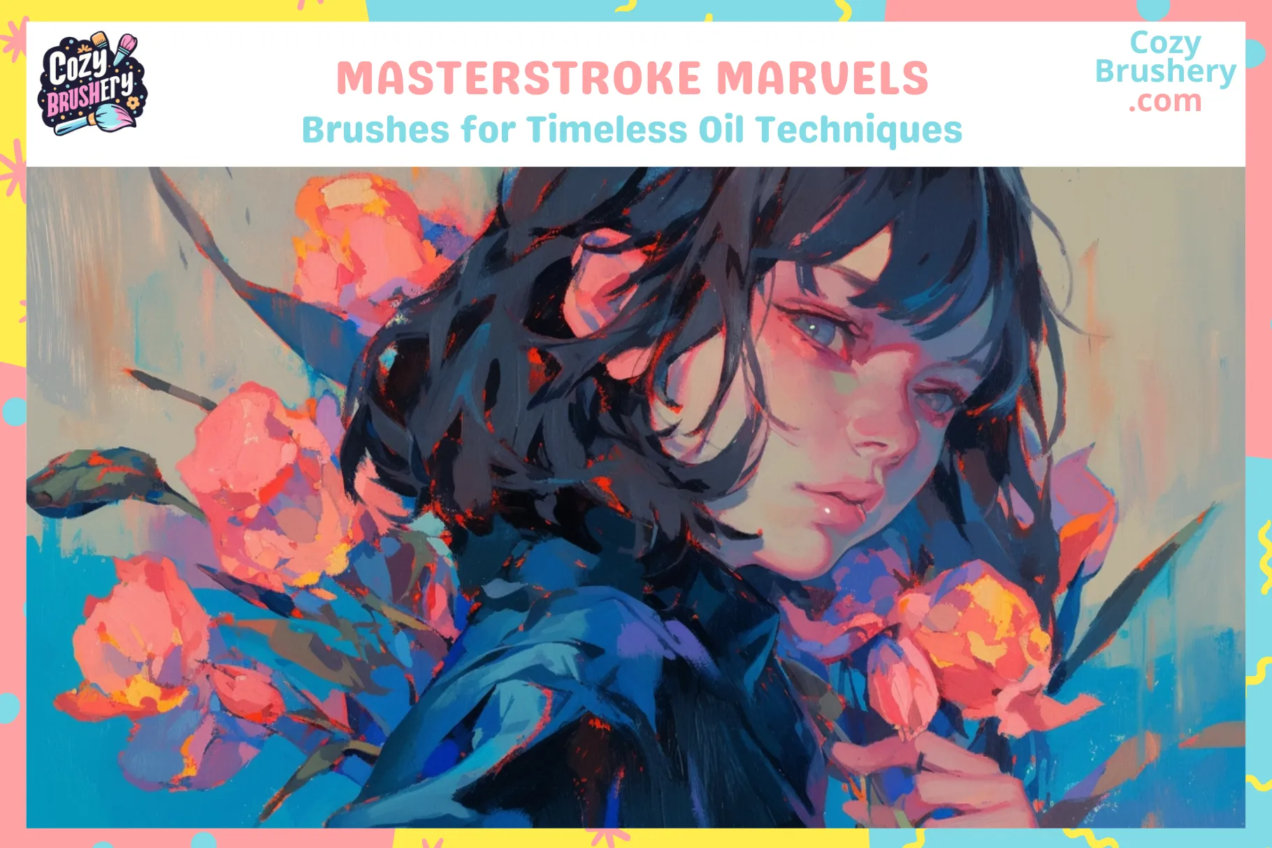 Procreate Brushes: Impasto Dream, 130  Impasto Oil Brushes for Textured Paintings, Thick Layers, Realistic Oil Paint Effects