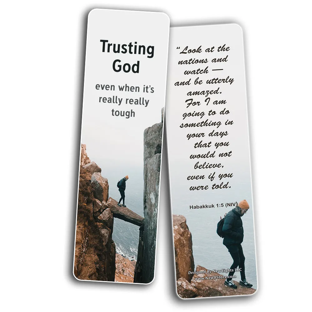 Religious Bookmarks About Waiting on God to Answer Prayer (30 Pack) - Handy Reminder That Reminds Us That God Is Working In our Waiting