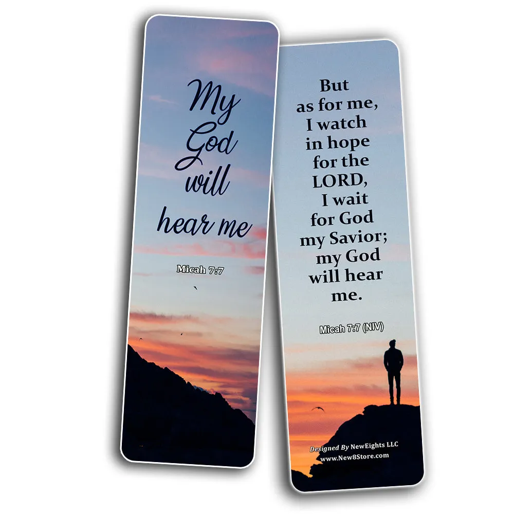 Religious Bookmarks About Waiting on God to Answer Prayer (30 Pack) - Handy Reminder That Reminds Us That God Is Working In our Waiting