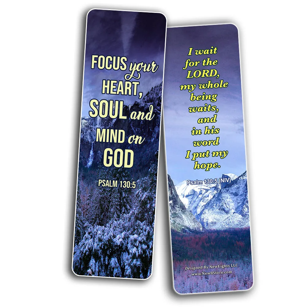 Religious Bookmarks About Waiting on God to Answer Prayer (30 Pack) - Handy Reminder That Reminds Us That God Is Working In our Waiting