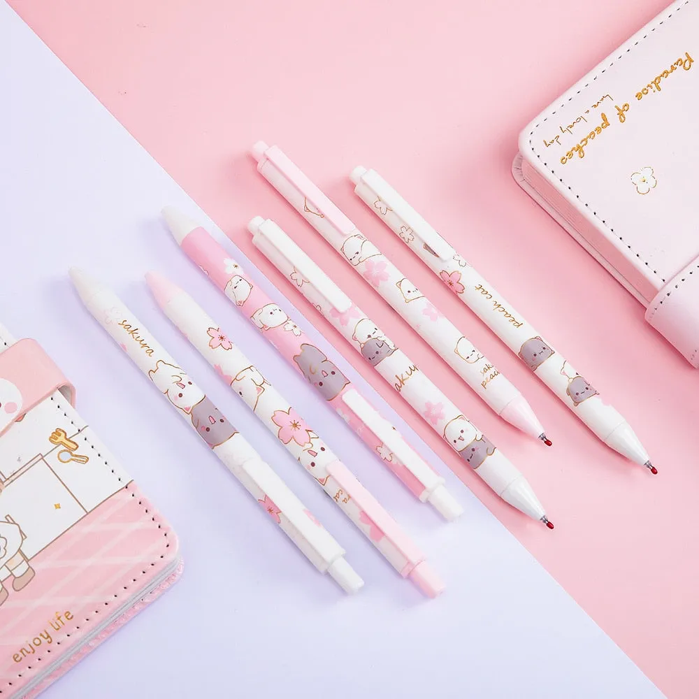 Sakura Cats Gel Pens