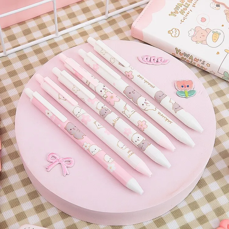 Sakura Cats Gel Pens