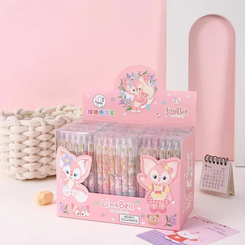 Sanrio Cartoon Gel Pens: Cute Stationery Kit with Metal Hook