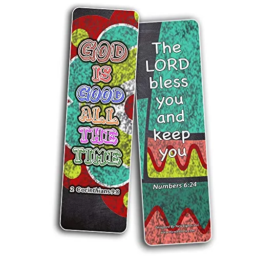 Scripture Bible Verses Bookmarks (30 Pack) - Handy Christian Daily Reminder