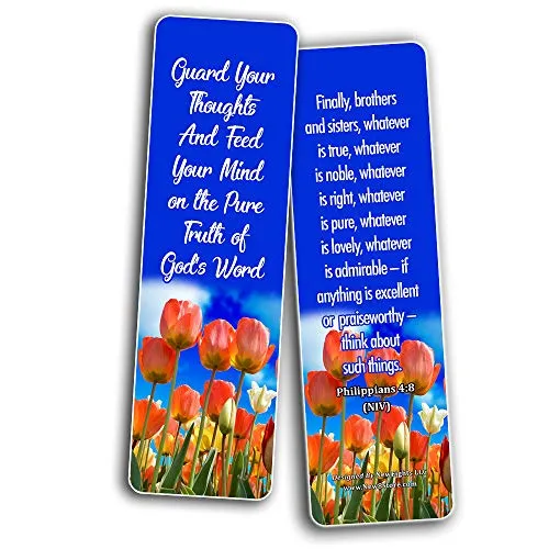 Scriptures Bookmarks for Teens (30 Pack) - Handy Reminders For Teens To Memorize
