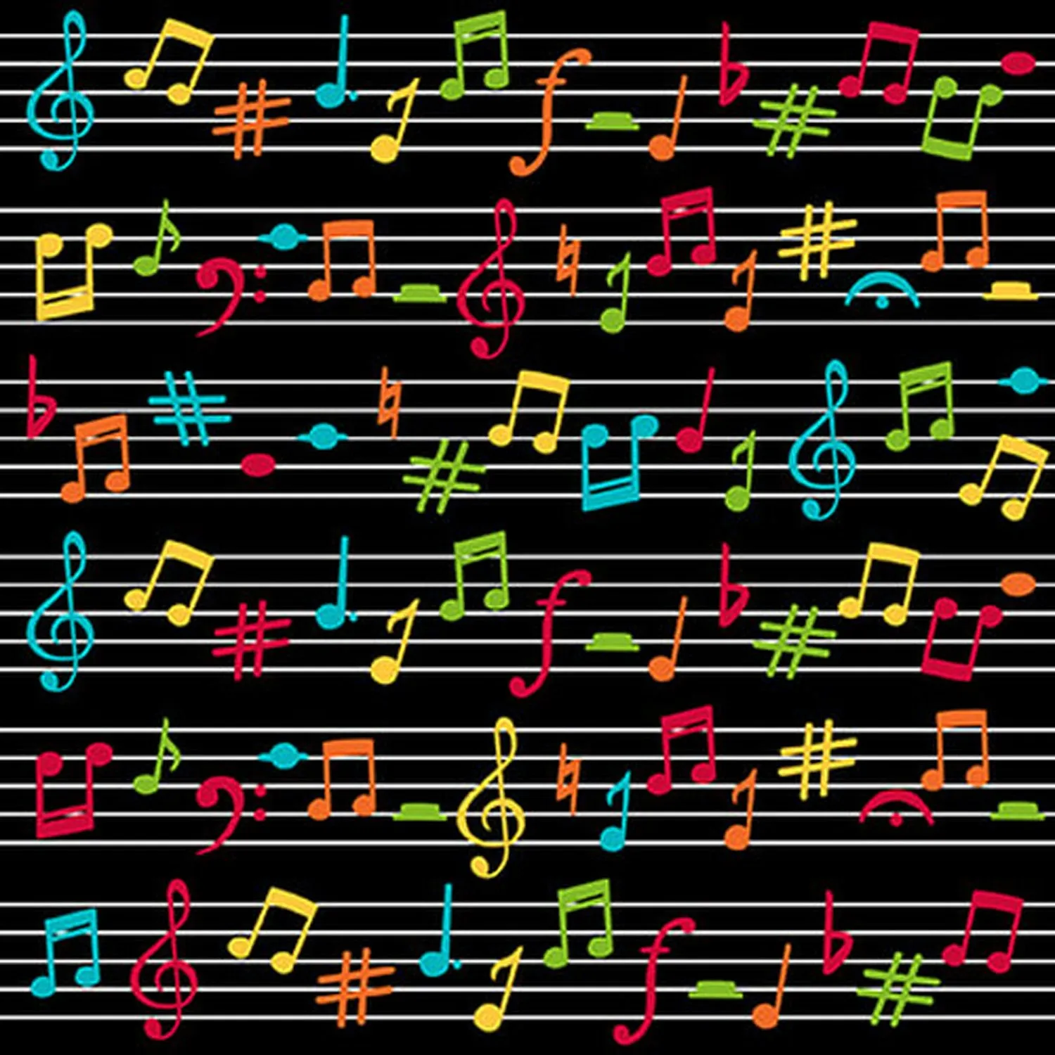 Sheet Music Cotton Fabric 2277-99
