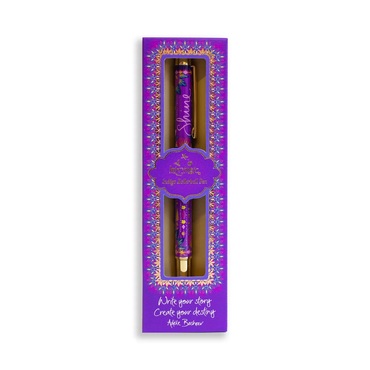 Shine Rollerball Pen - Purple Ink