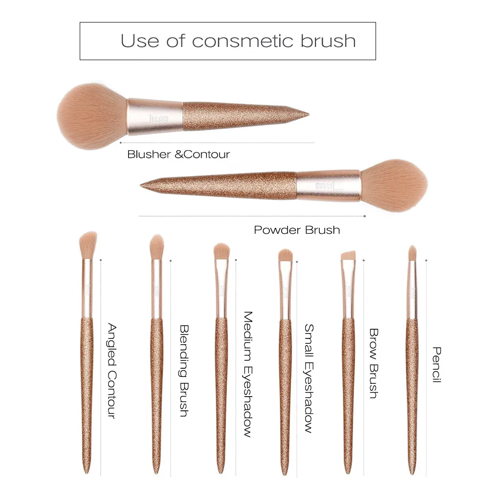 Shinning Party (Gold) Makeup Brush Set T266